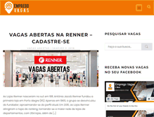 Tablet Screenshot of empregovagas.com